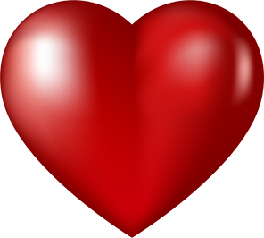 Red heart icon